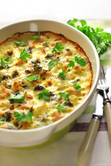 Chicken breast and cauliflower casserole