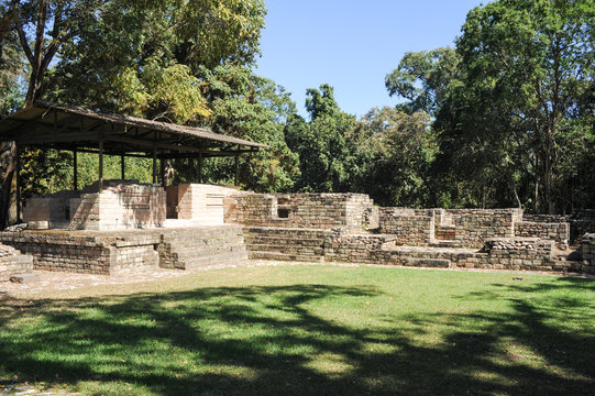 The Mayan ruins of Las Sepulturas near Copan