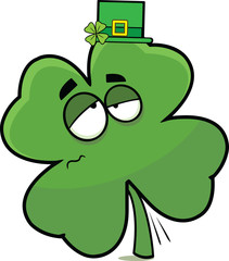 Drunk Cartoon Shamrock