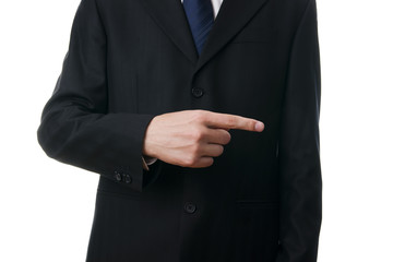 Gesture of businessman