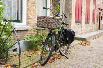 Fototapeta na wymiar Bakery bike in Holland