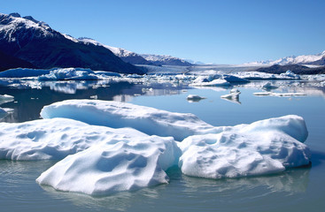Obraz premium Iceberg near of Upsala glacier in Argentine Patagonia