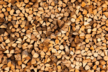 Stacked Logs - Renewable resource