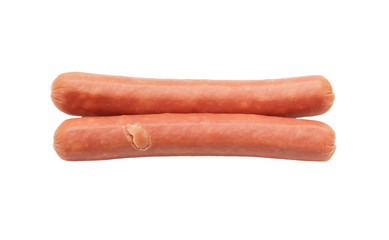 sausage on a white background