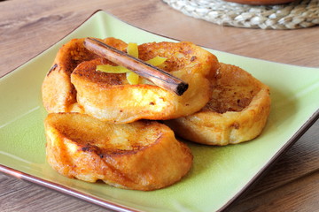 Torrijas. French toast. Pain perdu