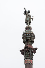 Obraz premium Cristoforo Colombo monument at Barcelona