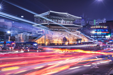 Obraz premium Seoul, South Korea cityscape