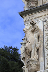 Fototapeta na wymiar Certosa of Pavia, Italy