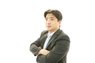 笑顔のビジネスマン