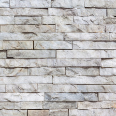 white marble brick wall texture and background