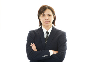 笑顔のビジネスマン