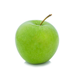 Green apple, isolated on white background