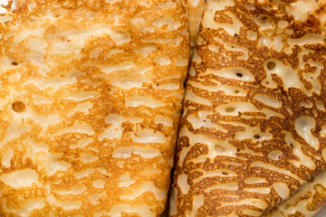 background of fried pancake