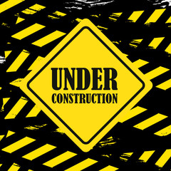 Obraz premium under construction design