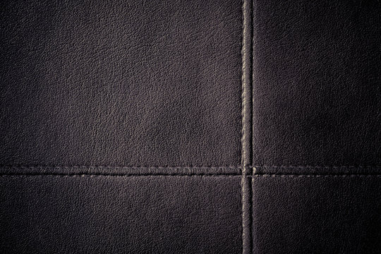 Leather stitched texture