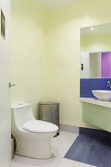Naklejka na ściany i meble Toilet Interior Design