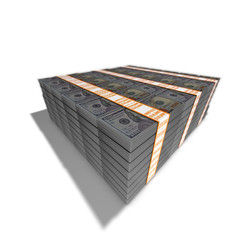 Stack of new US 100