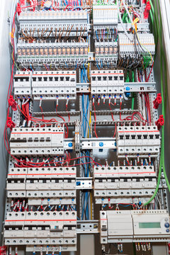 Switchgear cabinet front view image