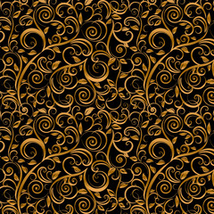 Floral abstract background, seamless