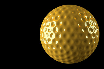3d Golf ball