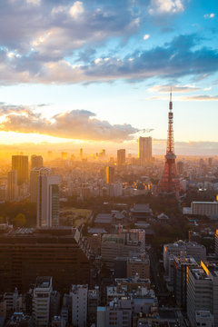 Tokyo Tower sunset