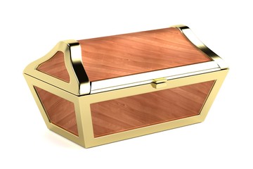 realistic 3d render of chest