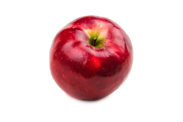 Juicy ripe red apple