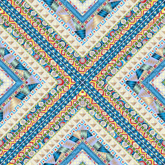 Seamless pattern with geometric elements.