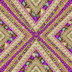 Seamless pattern with geometric elements.