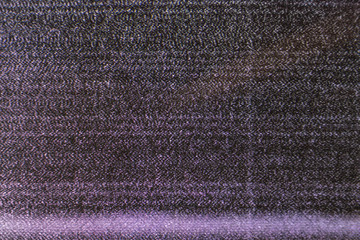 Television screen with static noise