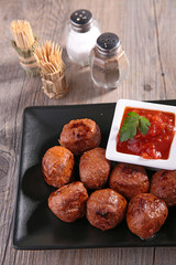 grilled meatball
