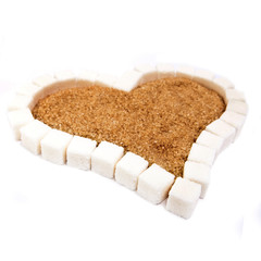 Heart from  sugar