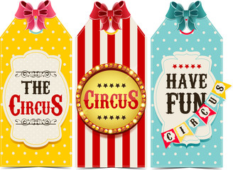 Circus tags © Elena Baryshkina