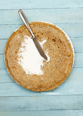 Fresh Homemade Organic Buckwheat Crepes