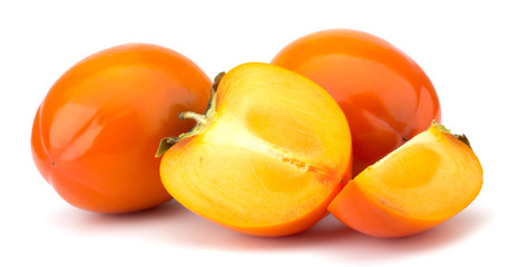 Persimmon fruit isolated on white background