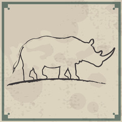 Animal Retro Background