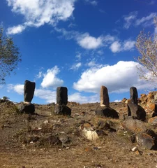 Foto op Canvas old ancient armenian stones © Jusakas