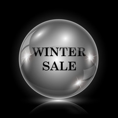 Winter sale icon