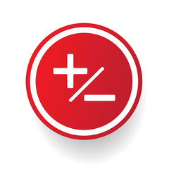 Sign symbol,vector