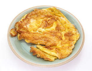 fried beaten egg , Thai cuisine omelet
