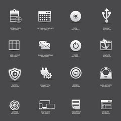 Web-service & web-design icons