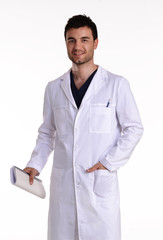 Retrato de un medico,doctor,enfermero.