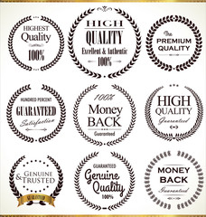 Premium quality laurel wreath, set