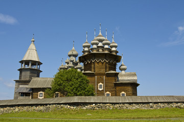 Wooden churches in Kizhi, Russia