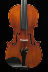 front of the violin