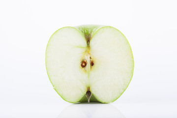 Green Granny Smith apple