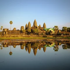 Foto op Canvas angkor wat reflection © thegreenpix