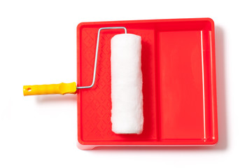 Obraz premium New Paint Tray And Roller
