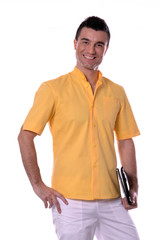 Retrato de un joven enfermero.