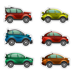toy cars stickers